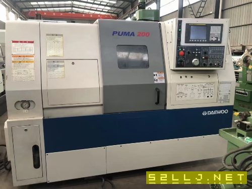 大宇PUMA200，斜轨，8寸卡盘