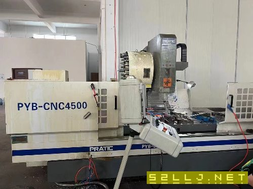 出售:2017年普拉迪PYB4500型材机，铸铁床身，BT40主轴。