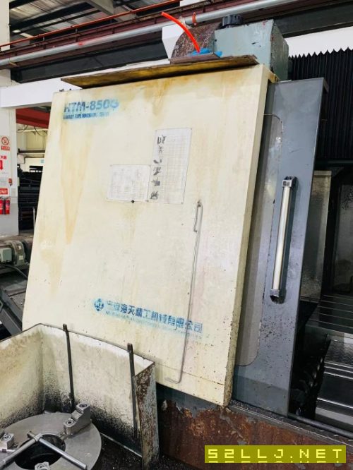 出售：海天HTM-850G定梁龙门加工中心，发那科系统，24把刀，主轴高压中心出.
