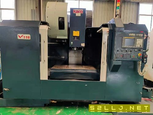 台湾高峰VMM116B重型加工中心，三轴硬轨，BT50齿轮头6000转，带油冷机，主.
