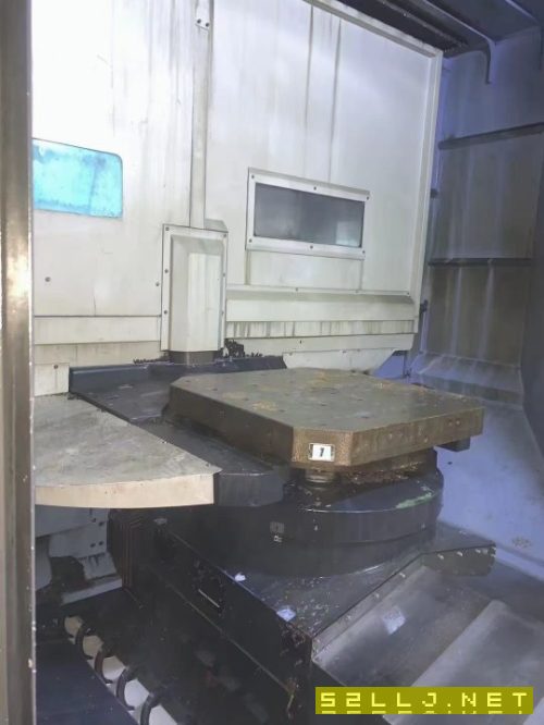 斗山NHM8000卧式加工中心在位出售，行程1400/1050/1200，B50齿轮头主轴，同.