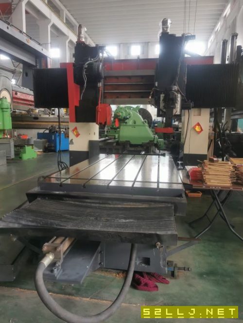 出售台湾铭顺2x3米程控龙门导轨磨，液压传动，工作台宽1.6米，加工高度900