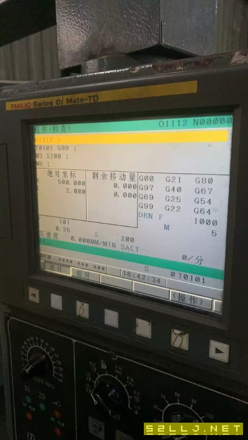 611002000齐航数控车床在位出售法拉克系统