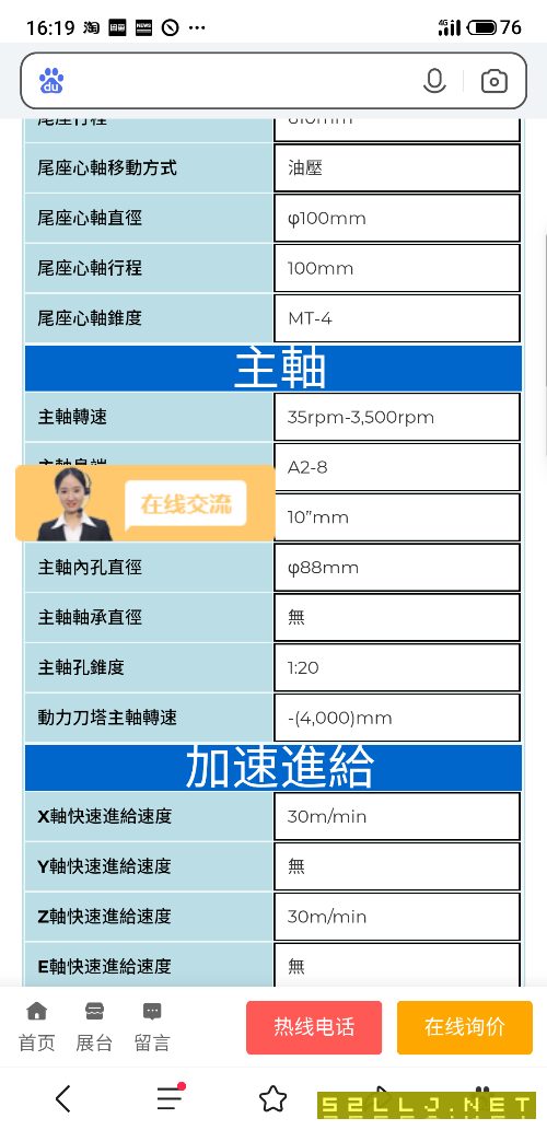 出售两台友佳FTC-450斜车