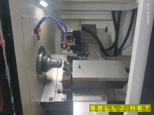 三台2021年同款普森数控斜身车铣CK46D，用了1500.