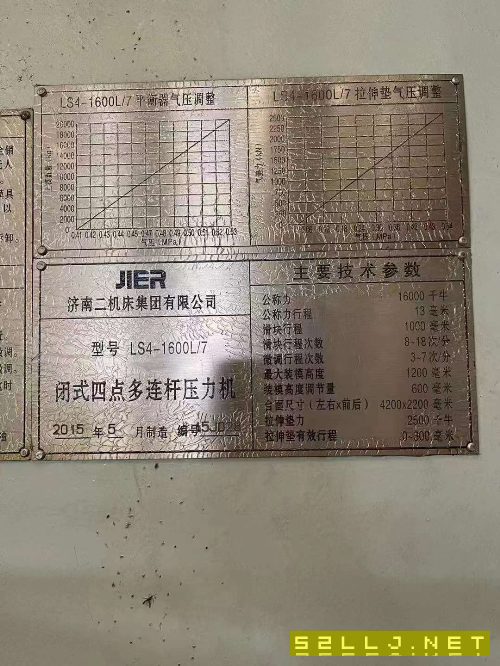 在位出售济南二机