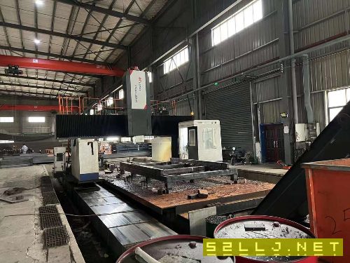出售：纽威30120龙门加工中心，工作台3.814米