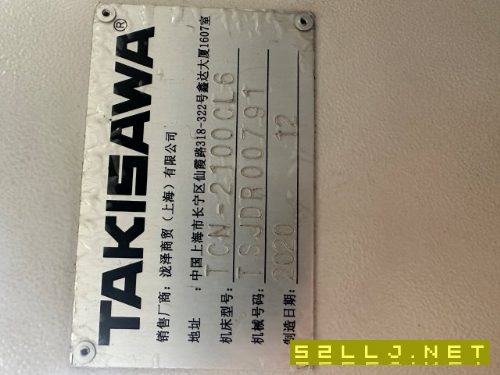2021年日本原装泷泽2100L6数控斜轨车床