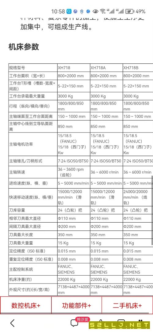 2013年长征718设备长期闲置未用。工作台2000&amp;amp；#215.