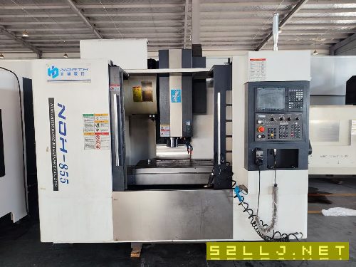 新到一台2021年北部数控855加工中心，洗洗95新，三菱m.