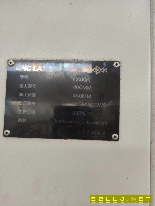 自用精品东部数控400k斜车，广数988ta系统，新机安装未用。