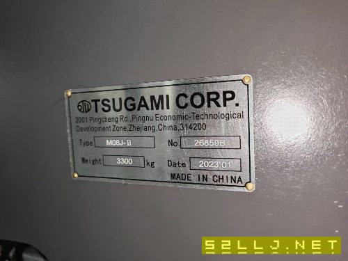 准新2023年日本津上M08J斜轨数控车床，发那科TF
