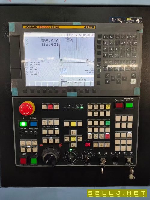 2022年斗山PUMA3050轨斜刀塔机发那科TF