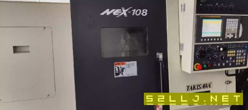 出售泷泽NEX108数控车床一台，8寸卡盘，12工位