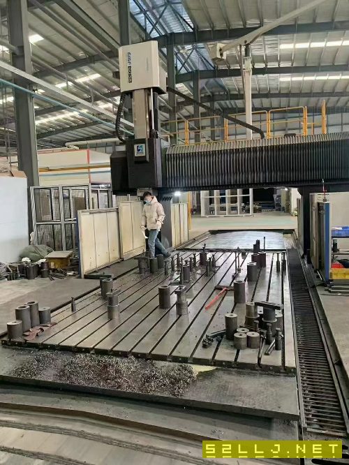 全新安装少用国胜6038龙门加工中心