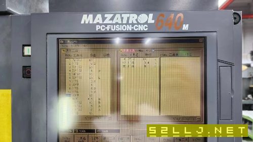 主轴20000转/分钟，BT50刀柄，马扎克640M系统，中心出.
