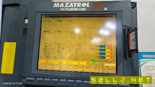 主轴20000转/分钟，BT50刀柄，马扎克640M系统，中心出.