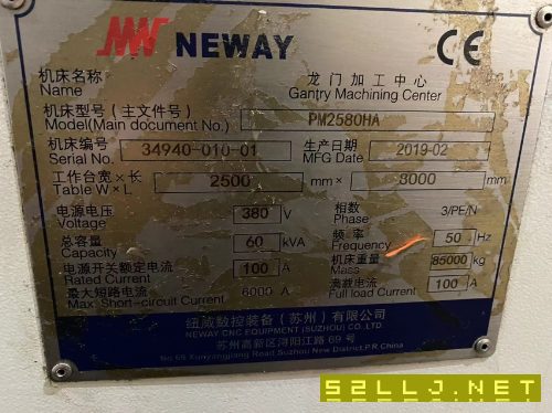 纽威2580龙门