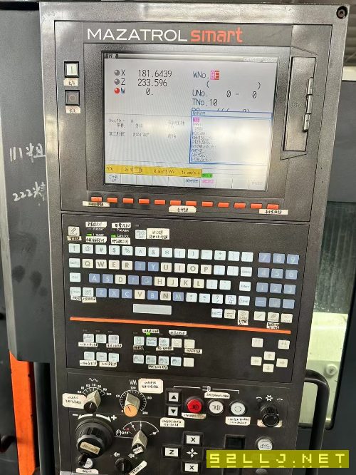 出售:马扎克QTN200IIL数控车床smt系统，8寸液压中实卡.