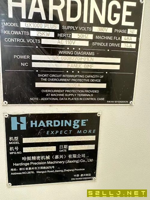 刚买2台美国哈挺1000立式加工中心