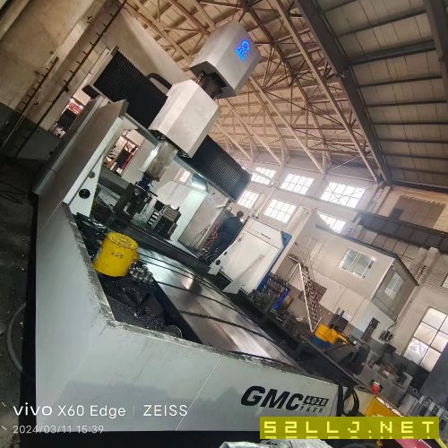南通乔威数控龙门加工中心在位出售，2.8米X4米，2023年8月.安装少用，带角.