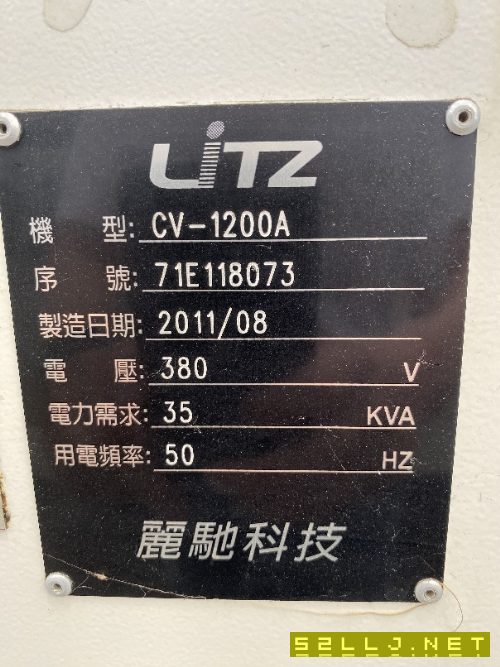 台湾丽驰1260，三轴线轨，BT40主轴，发那科oi-md系统.