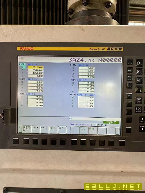 刚刚买下国胜8034龙门加工中心&amp;amp；#160；工作台2.88.
