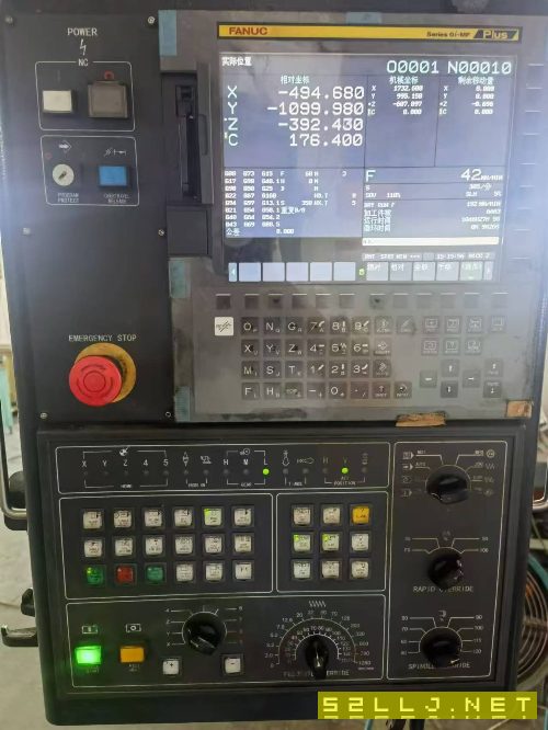 海天重型6036五面龙门加工中心，工作台3X6米，门宽3.6米，Z轴行程1.30米，.