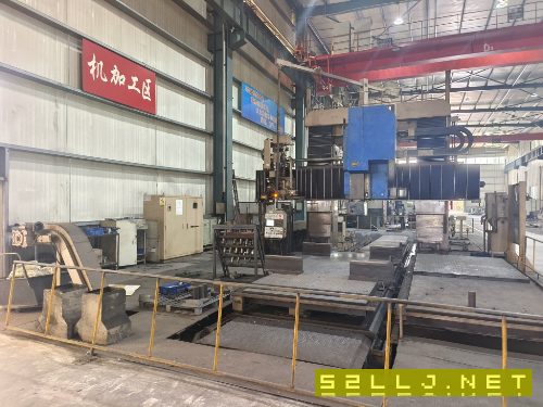 日立精机2650龙门立卧加工中心，双工交换作台，行程91.