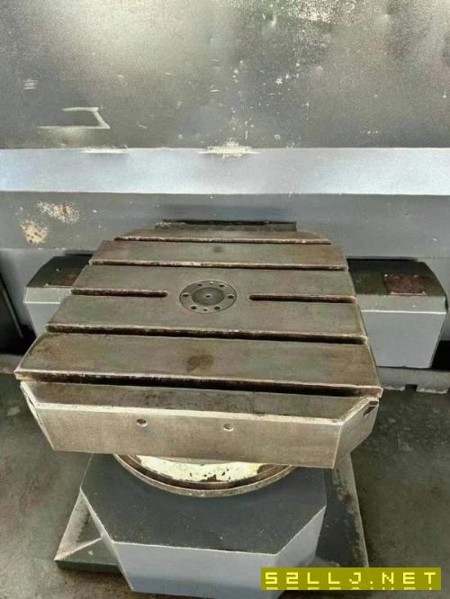 苏州纽威HM503T卧加双工作台交换三轴滚柱导轨发那科0i.
