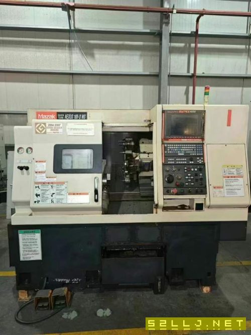 日本原装马扎克双主轴车铣复合QTN100MS,6寸主轴带对.