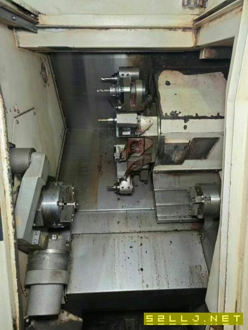 日本原装马扎克双主轴车铣复合QTN100MS，6寸主轴带对.