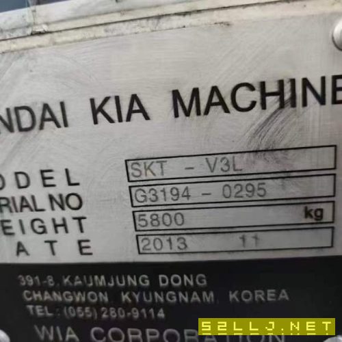 特价韩国原装进口起亚SKT-V3L/R数控立车，12寸卡盘，.