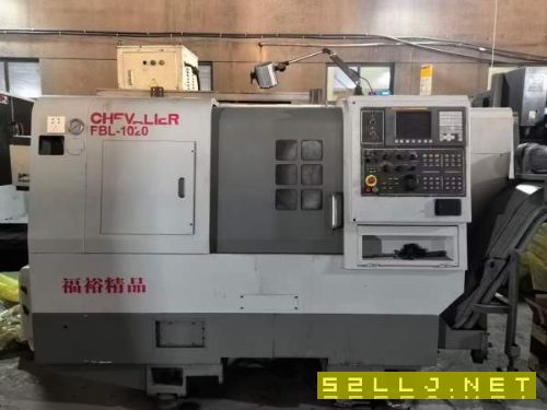 同款二台台湾福裕FBL-10200斜轨数控车床，8寸卡盘，8.