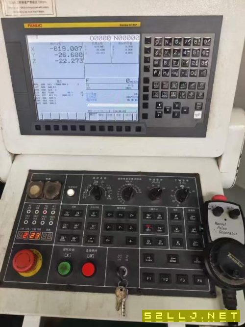 闲置少用重型龙门国盛3027数控龙门铣发那科MF系统两线.