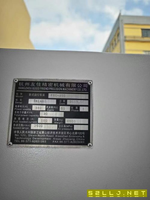 同款12台，台湾友佳FTC450两轴THk重型线规回转670，切.