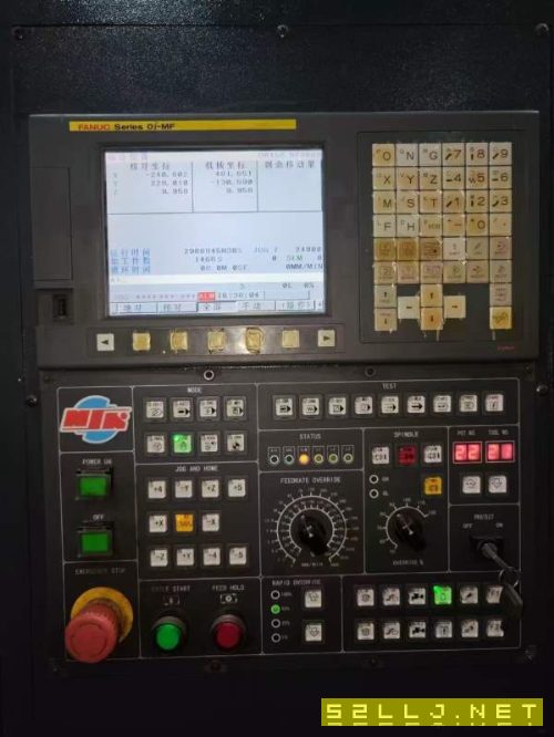 重型南京新浙60VsP加工中心发那科MF系统，两线一硬重.