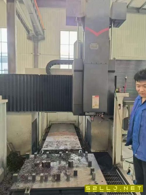 海天3013数控龙门工作台31.3米，门宽1.38米，法兰克系.