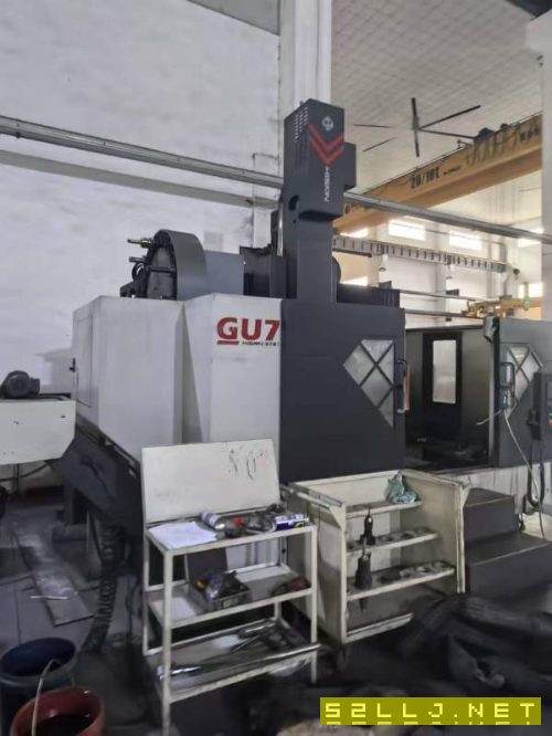 海天GU7，行程1800/1000两线一硬，50主轴齿轮头，机械.