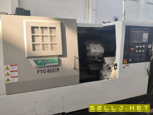 经典友佳FTC-350L，8寸液压卡盘，8工位刀塔，液压尾座.