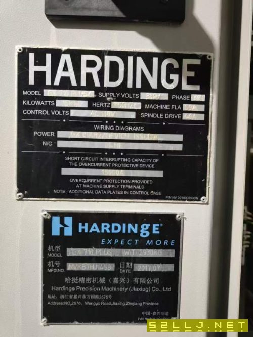 美国哈挺710加工中心