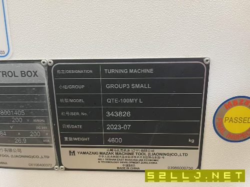 刚刚买下：马扎克100MYL车铣复合，6寸卡盘，12工位刀.