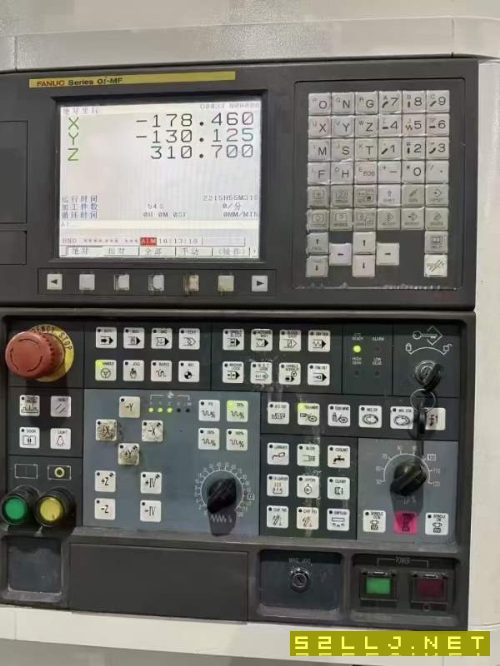 几万块钱的沈阳VMC850E加工中心.发那科MF系统，三轴日.