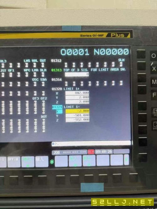 乔峰EV-850加工中心几乎全新，安装少用！发那科0i-MF