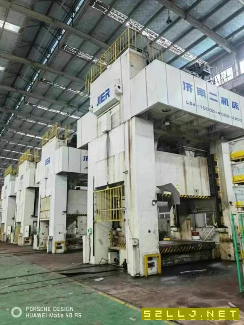 精品济南二机产，闭式四点压力机一条线1000-630-630-6.