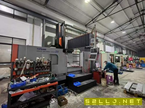 工厂在位出售:拓邦重型2518龙门加工中心，两线一硬，.