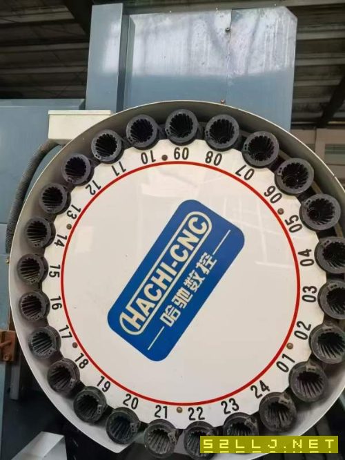 哈驰6500型材加工中心，BT40主轴12000转速，24把机械.