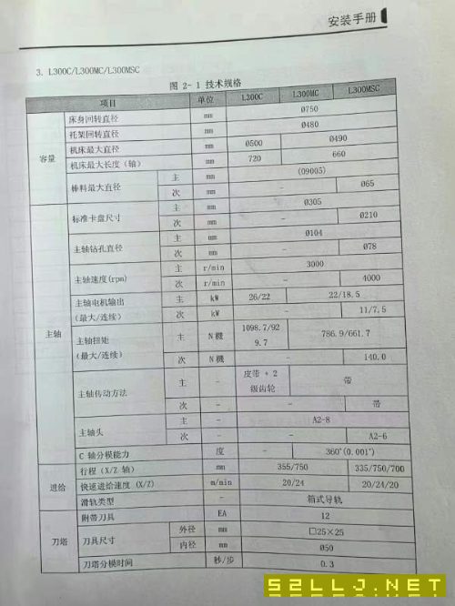 韩国原装威亚300C，15寸液压卡盘带齿轮箱，带对刀仪。