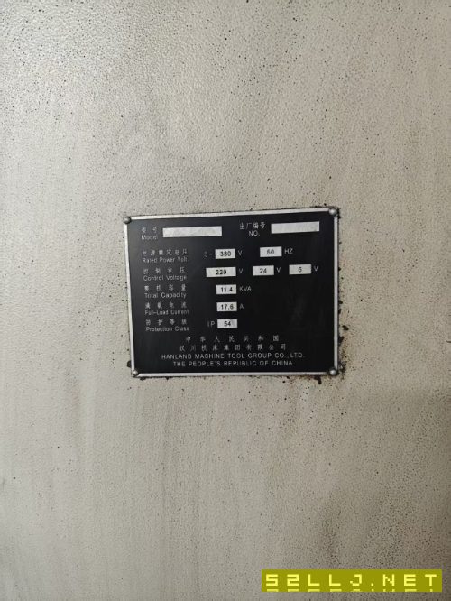 08年汉川611/4镗铣床，110主轴