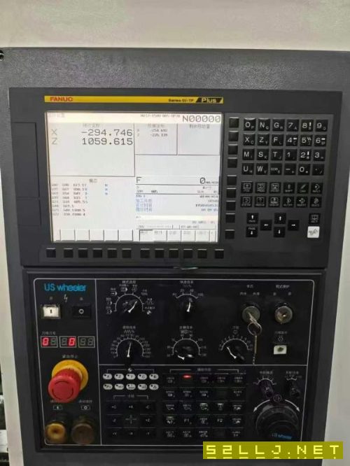 杭州惠勒LT-210数控车床，2021年出厂，发那科Plus系统.